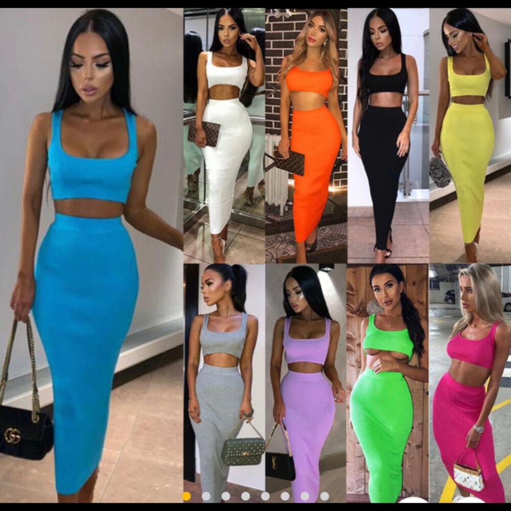 TWO PIECE SKIRT SET